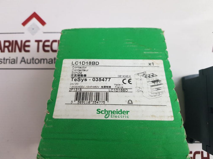SchneiderTelemecanique Lc1D18Bd Contactor 24Vdc Free Shipping By Express