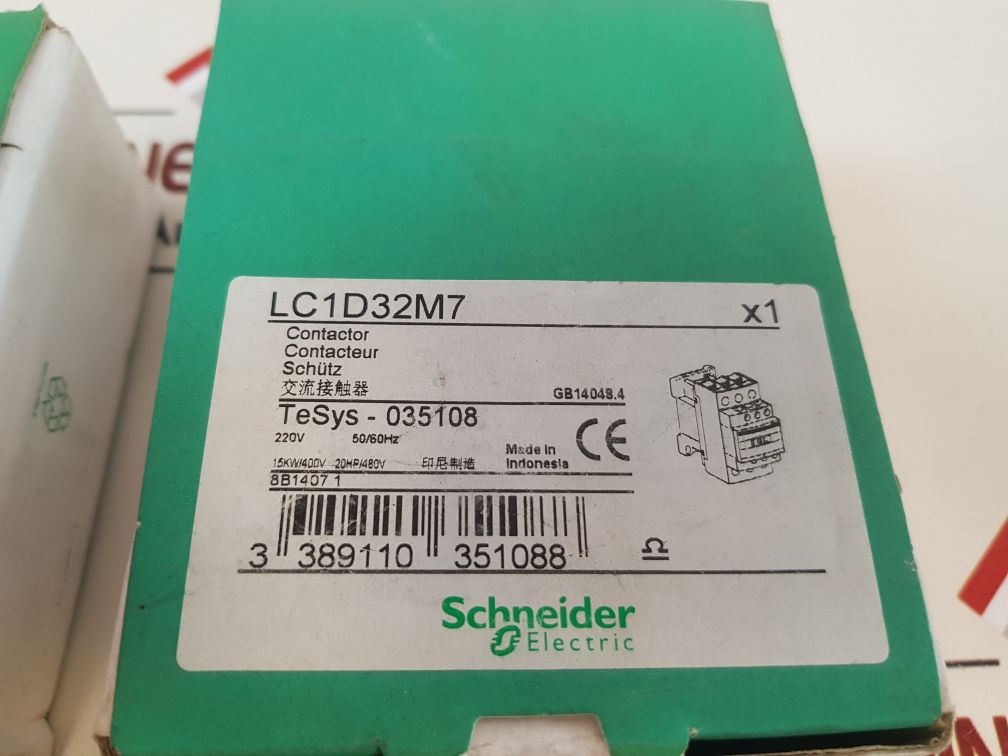 SchneiderTelemecanique Lc1D32M7 Contactor 50A Free Shipping
