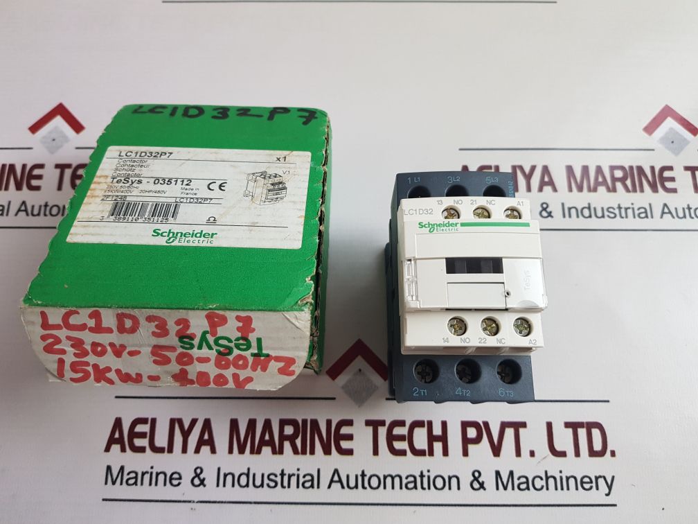 SchneiderTelemecanique Lc1D32P7 Contactor 5Kw400V Free Shipping