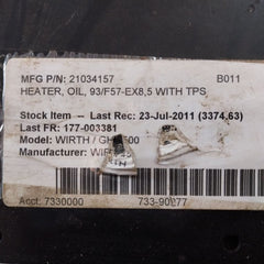 Schniewindt 2392-692-0 Oil Heater Ptb 03 Atex 1038 X