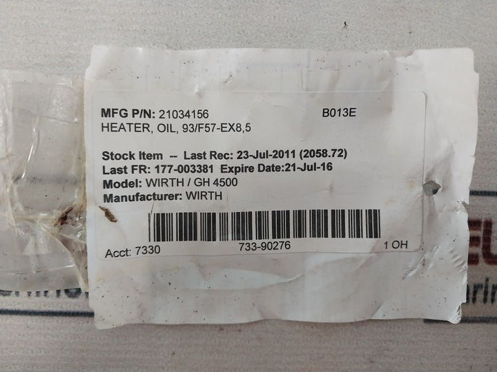 Schniewindt 93S/Fs-eex0,85T Flange Type Heater