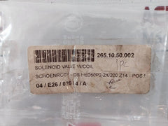 Schoenrock Hed50P2-20/210 K14 Solenoid Valve And Coil 10A