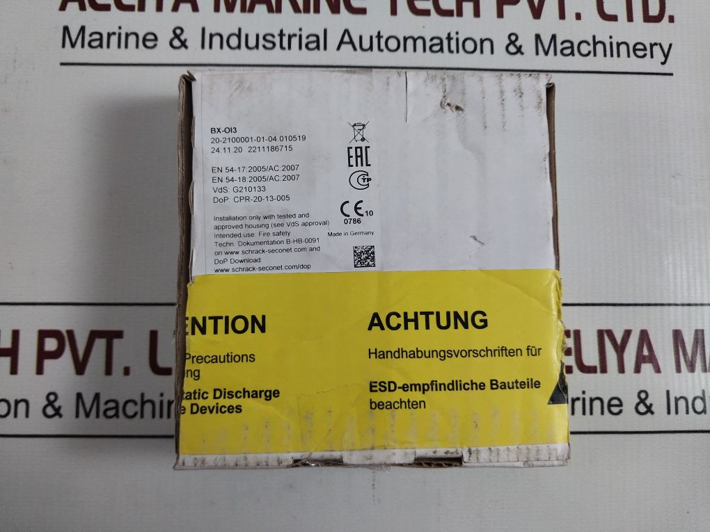 Schrack Bx-oi3 Input Output Control Module Free Shipping