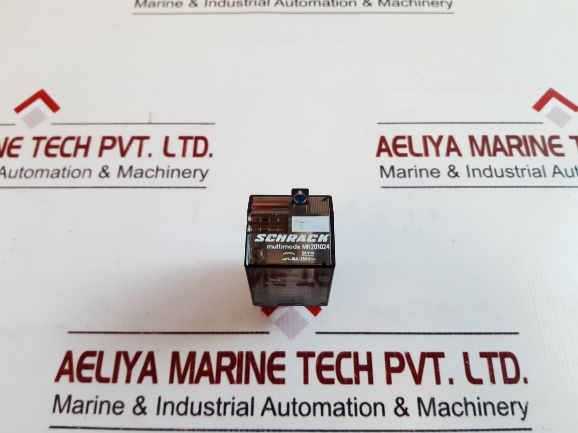 Set Of 6X Schrack Multimode Mr201024 Relay 24V
