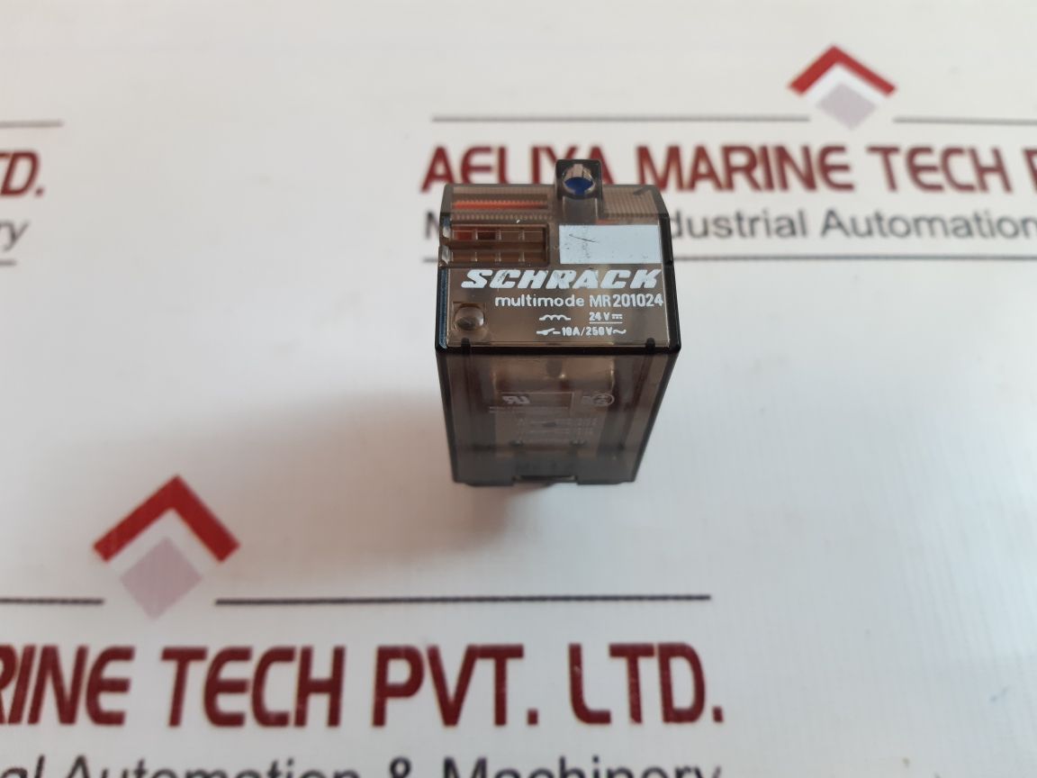 Set Of 6X Schrack Multimode Mr201024 Relay 24V
