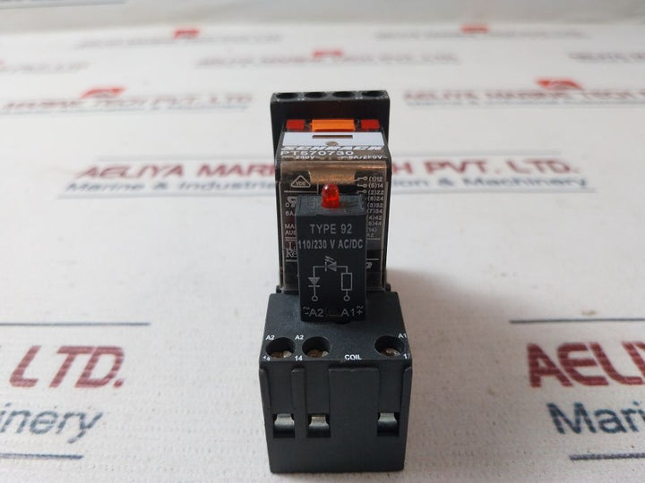 Schrack Pt570730 Relay With E113714 Base