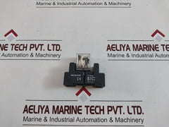 Schrack Pt78704 Relay Socket With Szr-my4-n1 Magnetic Relay