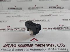 Schrack Pt78704 Relay Socket With Szr-my4-n1 Magnetic Relay