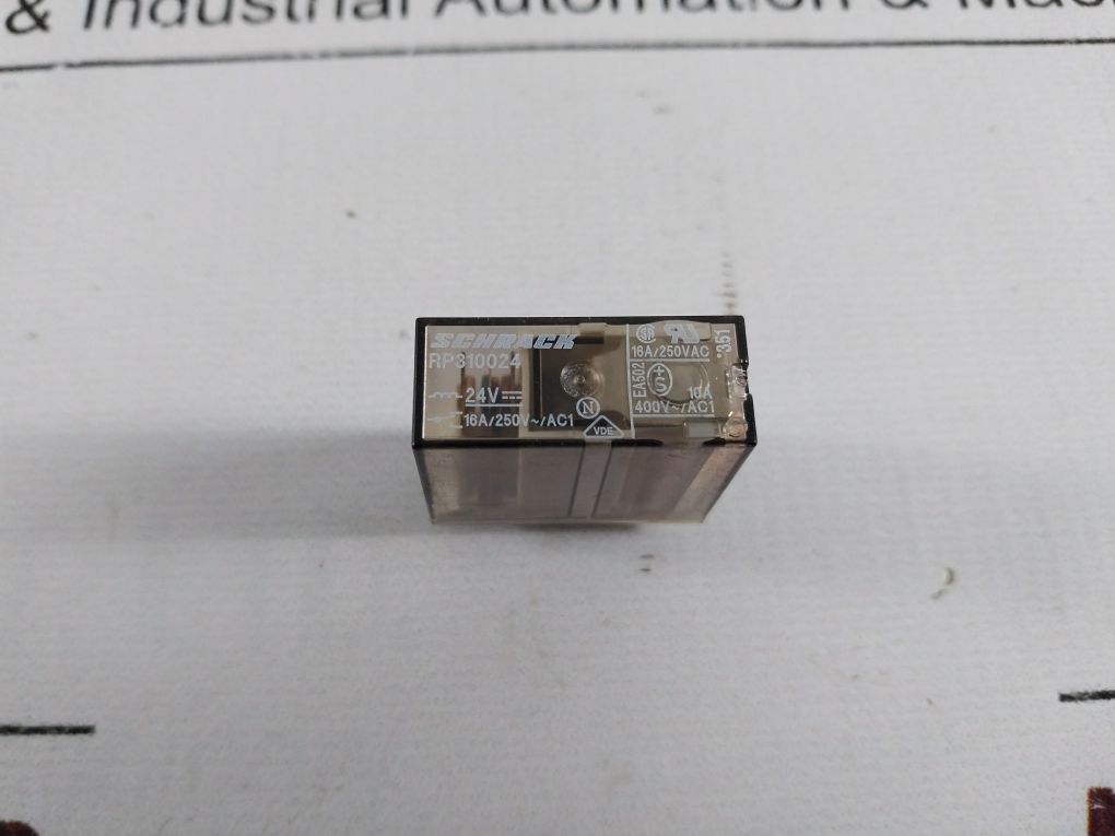 Lot Of 10X Schrack Rp310024 Relay 16A 24V--