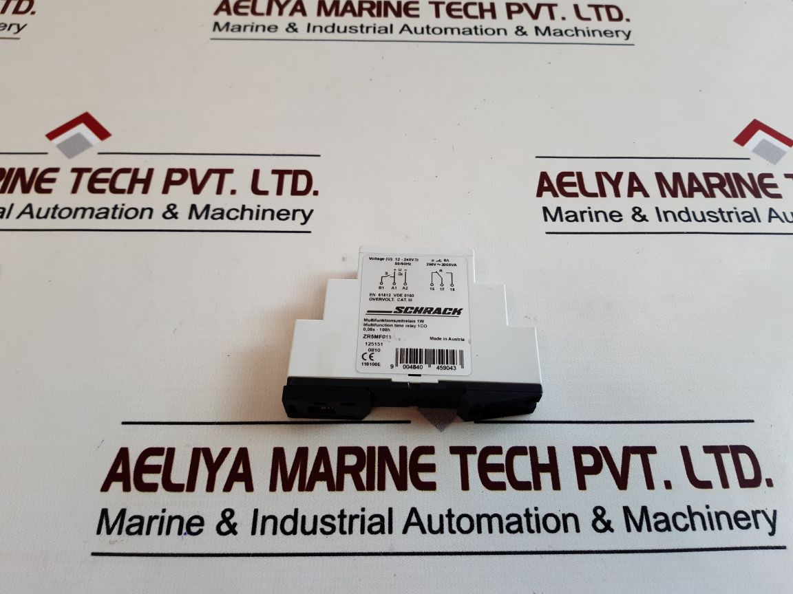 Schrack Zr5Mf011 Multifunction Time Relay 12-240V~