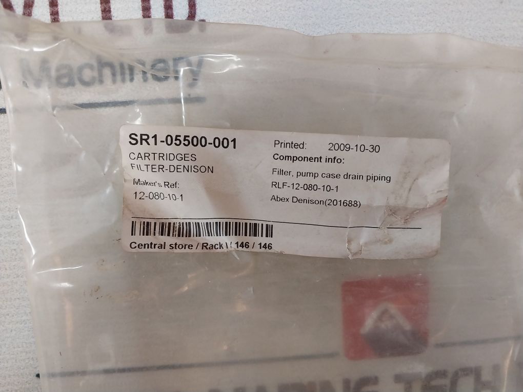 Schroeder J-10 Filter Element Sr-1055-0001