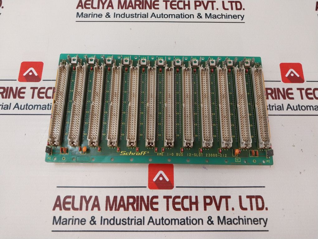 Schroff 23000-212 Vme 1-0 Bus 12-slot Backplane Pcb Module