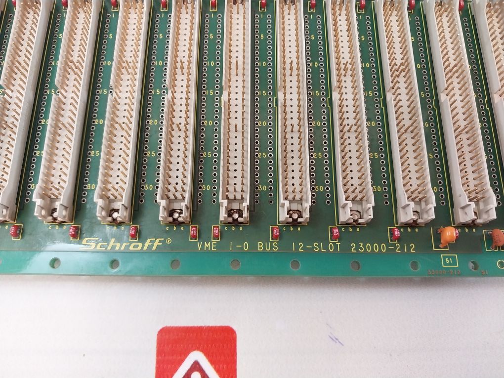 Schroff 23000-212 Vme 1-0 Bus 12-slot Backplane Pcb Module