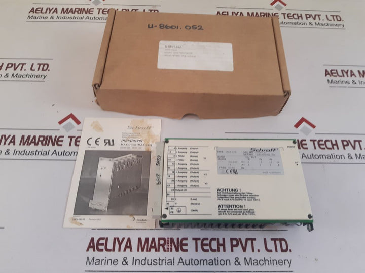 Schroff Max 315 Power Supply 13100123