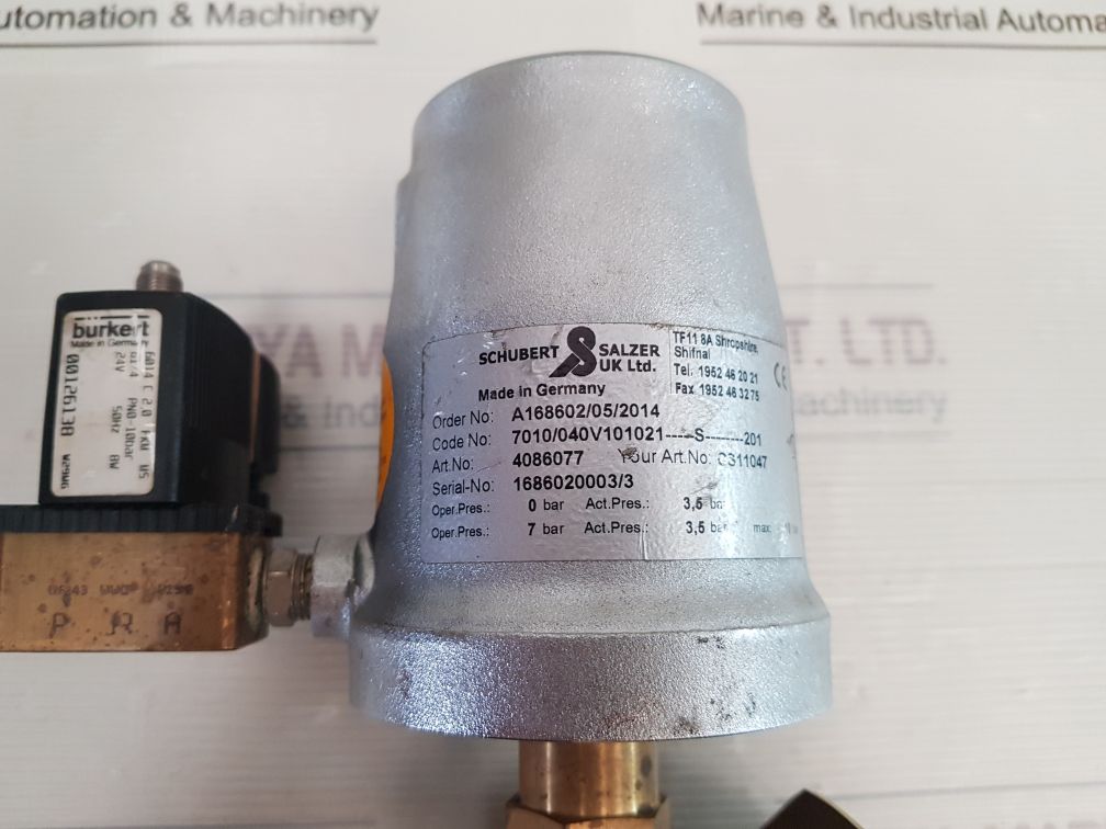 Schubert Salzer A168602/05/2014 Valve & Actuator Control System