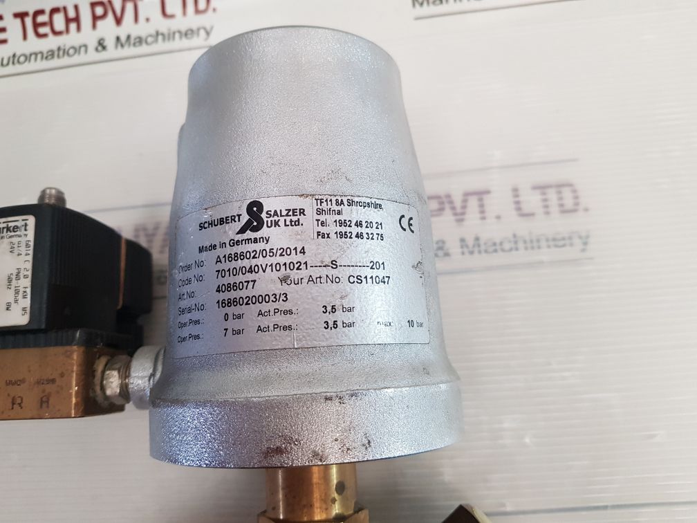 Schubert Salzer A168602/05/2014 Valve & Actuator Control System