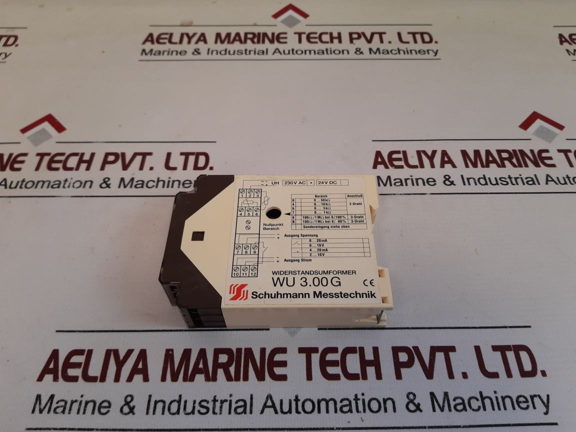 Schuhmann Messtechnik Wu 3.00G Resistance Measuring Transducer