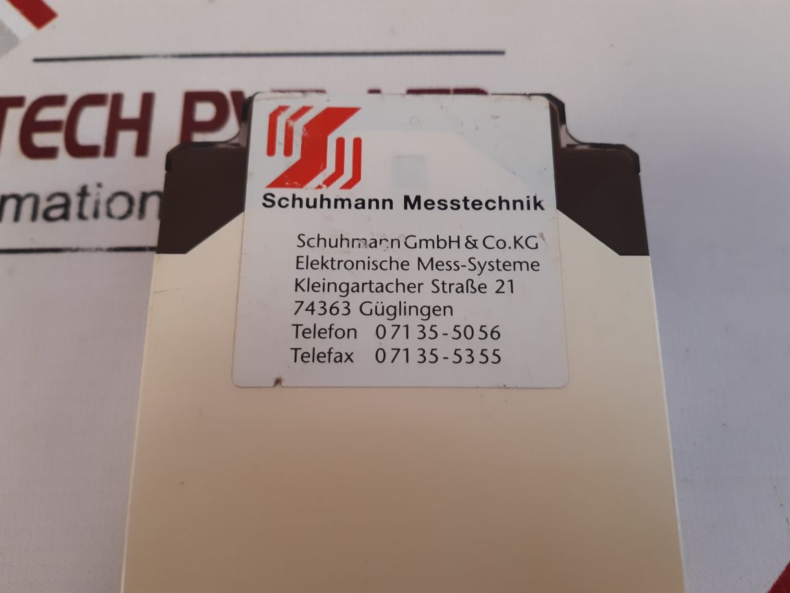 Schuhmann Messtechnik Wu 3.00G Resistance Measuring Transducer