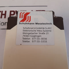 Schuhmann Messtechnik Wu 3.00G Resistance Measuring Transducer