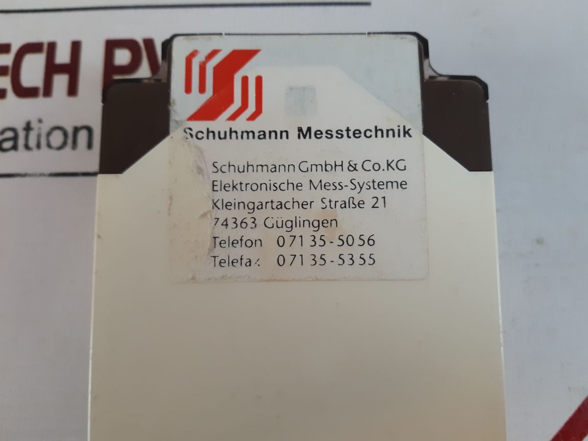 Schuhmann Mpu 4.00 G Temperature Measuring Transducer