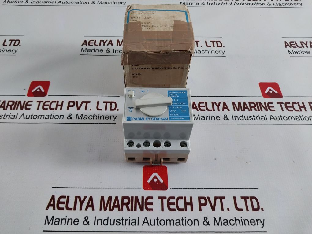Schupa/parmley graham sen 254 earth leakage circuit breaker