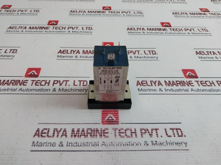 Schurter 8843-n10-140 Mains Iec Socket 110/250 Vac 50-60 Hz
