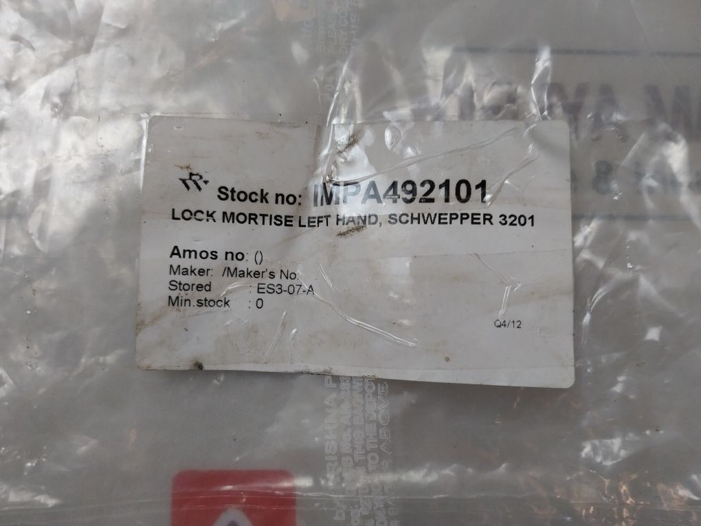 Schwepper 3201 Lock Mortise Left Hand Impa492101