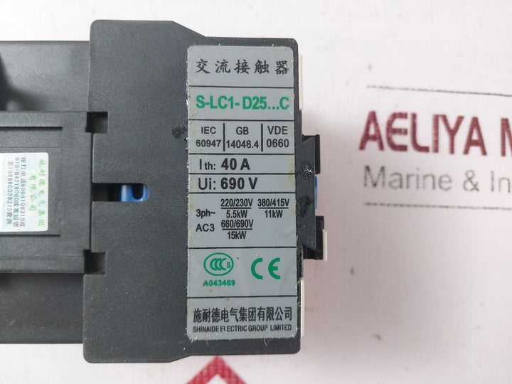 Scnulber Electric S-lc1 D2510 Contactor S-lc1-d2510 M7 C