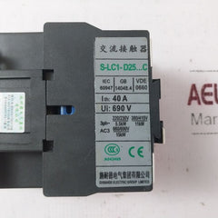 Scnulber Electric S-lc1 D25 10 Contactor S-lc1-d25…C