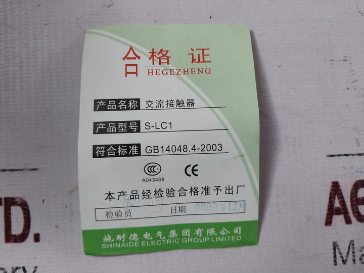 Scnulber S-lc1-d6511 Contactor S-lc1-d65...C 30Kw 400V