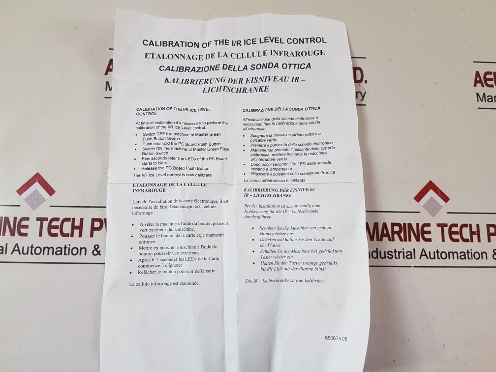 Scotsman 65067405 Ice Machine Sensor