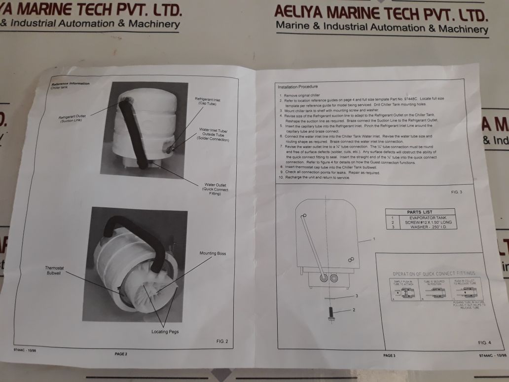 Scotsman Chiller Replacement Kit Ht97443C 00