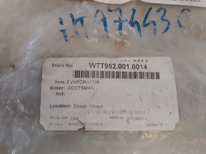Scotsman Chiller Replacement Kit Ht97443C 00