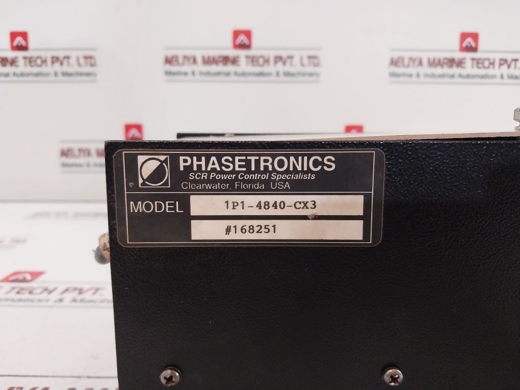 Scr Phasetronics 1P1-4840-cx3 Power Control