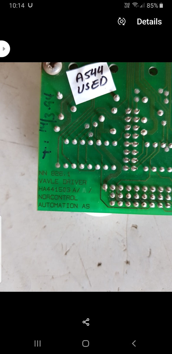 Kongsberg nn826.1 valve driver ha441503 a