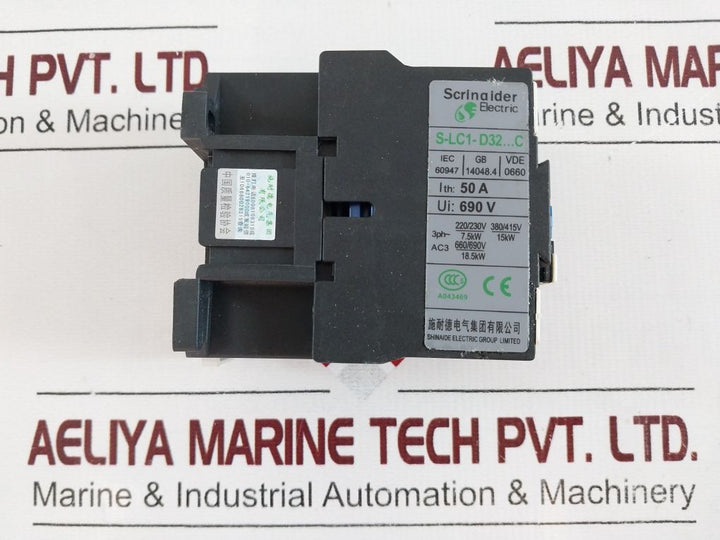 Scrinaider S-lc1 D32 10 Contactor S-lc1-d32...C
