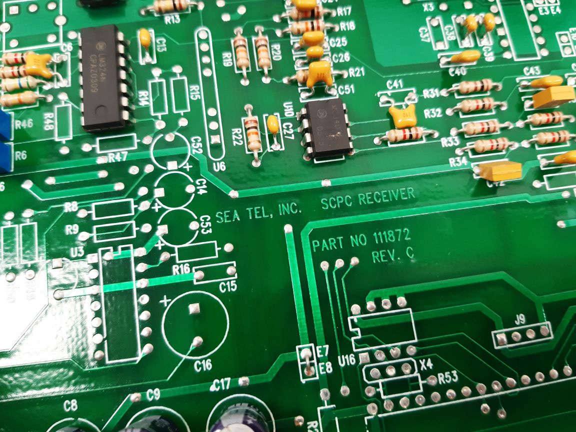 Sea Tel 111872 Rev. C Scpc 529 Receiver Pcb 112019-3-j