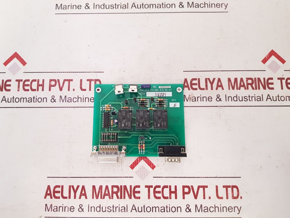 Sea Tel 116281 Shielded Polang Aux Relay Rev: E