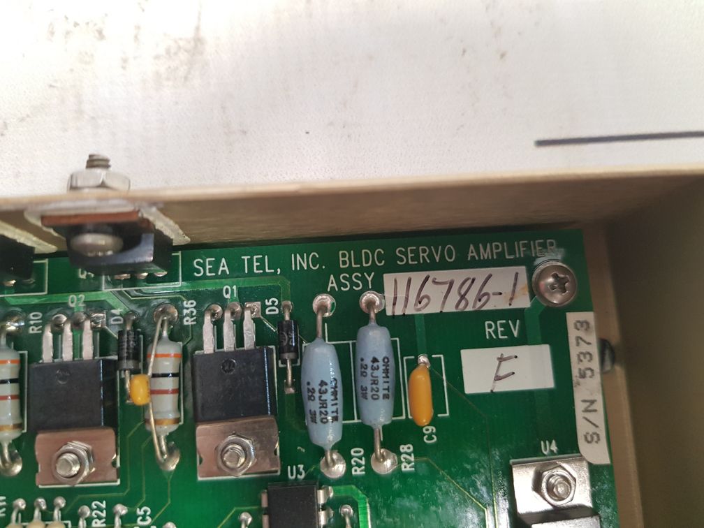Sea Tel 116321-2 Bldc Servo Amplifier