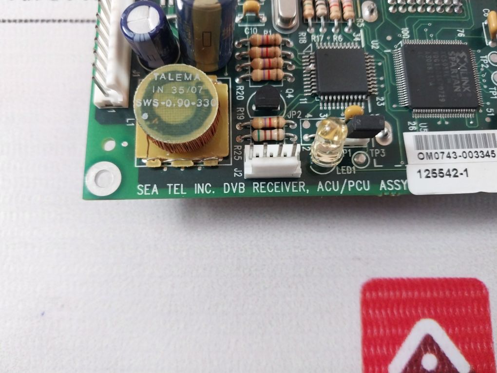 Seatel 125542-1 Pcb Dvb Receiver Acu/Pcu
