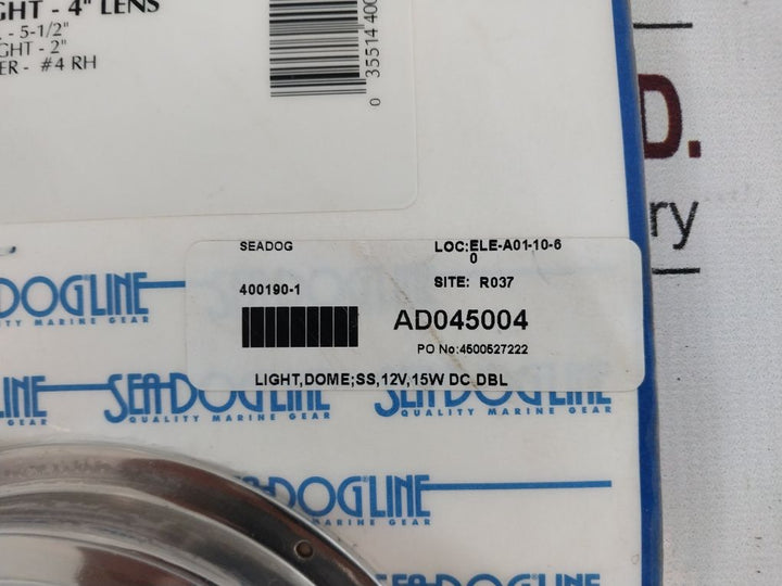 Seadog 400190-1 Stainless Dome Light- 4” Lens