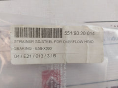 Lot Of 6X Seaking E50-x003 Strainer Ss/Steel For Overflow Head