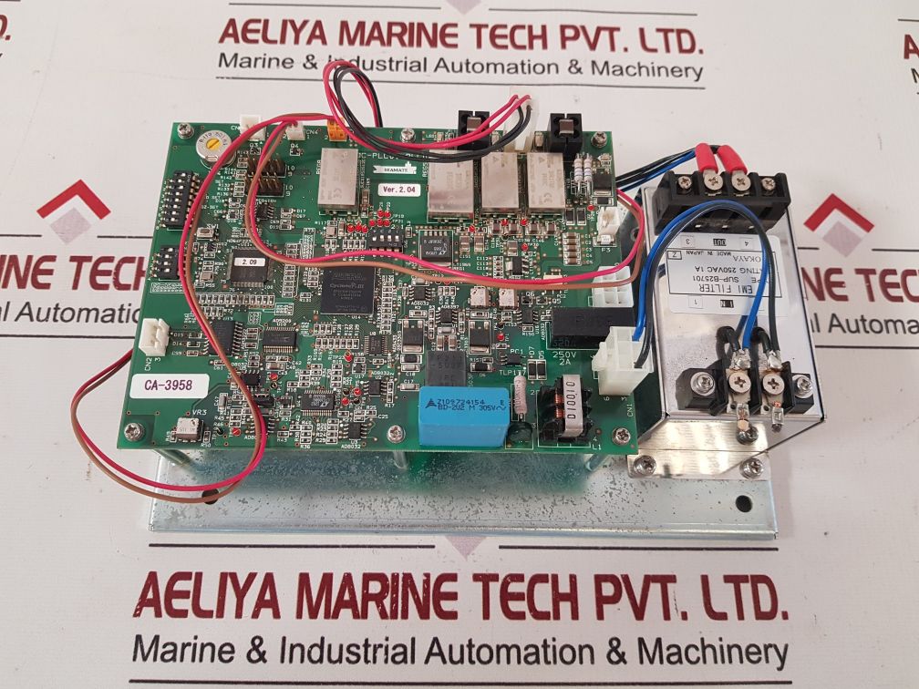 Seamate Smc-plc01-plc003 Pcb Card With Okaya Sup-b25701 Emi Filter Ver. 2.04
