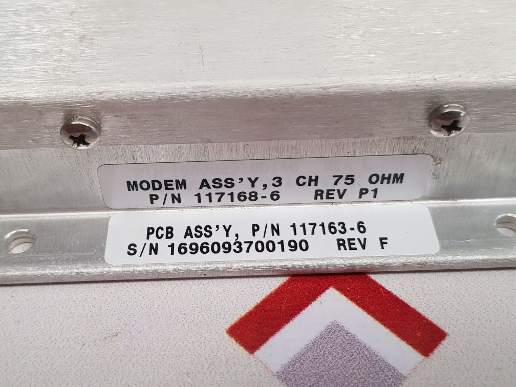 Seatel 117168-6 Modem Ass’y 3 Ch 75 Ohm Rev P1