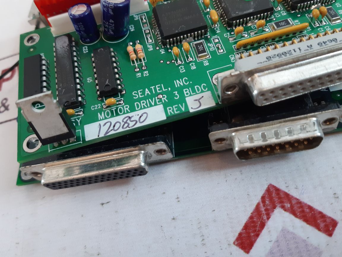 Seatel pcb 121170 rev d pcb card with 120850 assy motor driver set