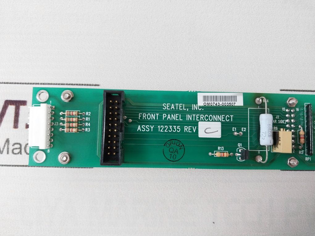 Seatel 122334 Rev B Front Panel Interconnect Printed Circuit Board 122335