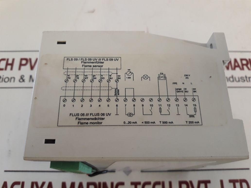 Seavis Saacke Flus 06 Flame Detector K7-8385-602164