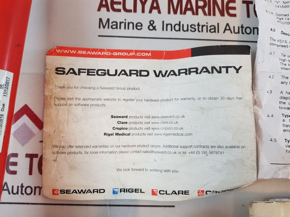 Seaward Kd1E Potential Indicator Free Shipping By Express
