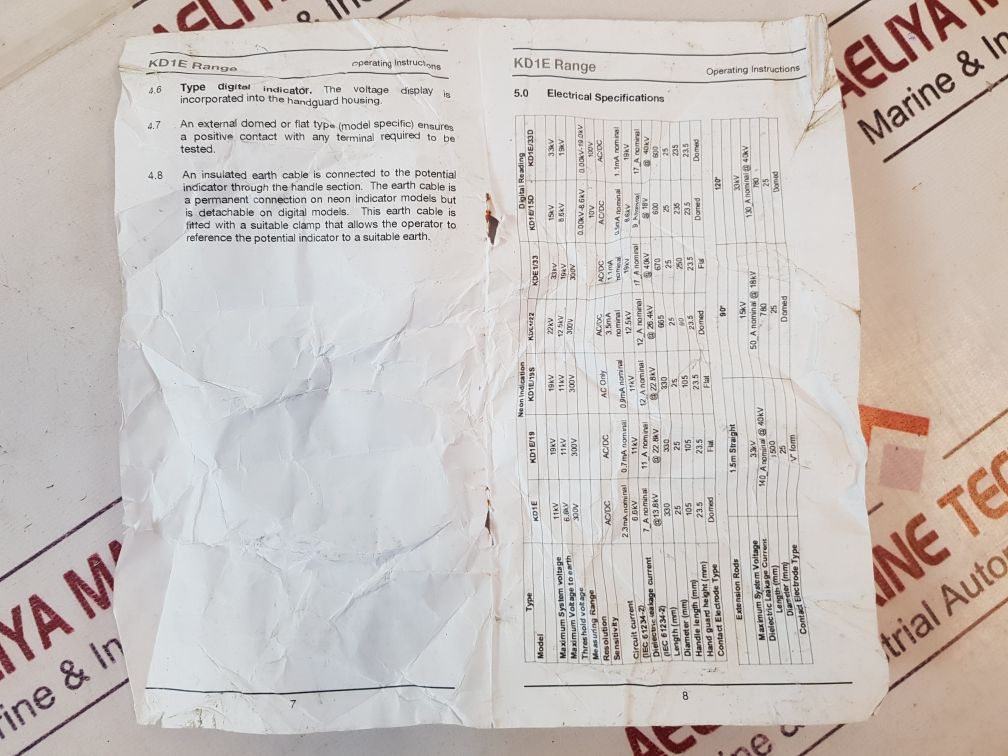 Seaward Kd1E Potential Indicator Free Shipping By Express
