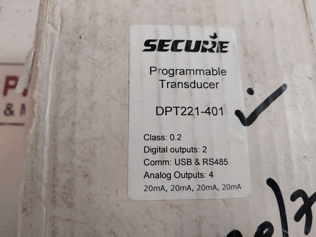 Secure Dpt221-401 Programmable Transducer